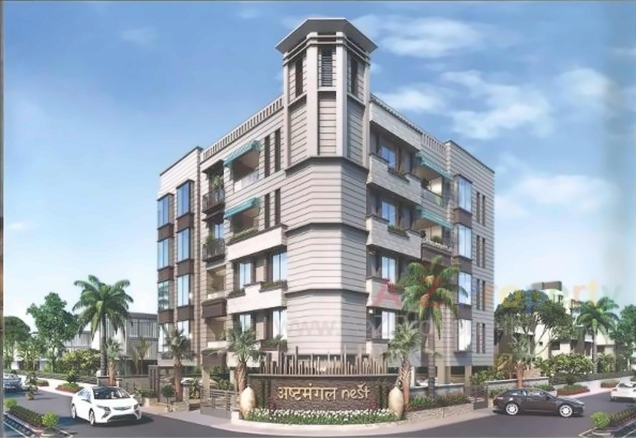 3D Elevation of real estate project Ashtmangal Nest located at Manipur, Ahmedabad, Gujarat