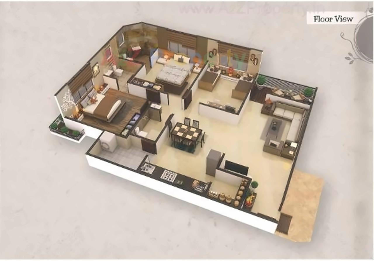 Layout of real estate project Ashtmangal Nest located at Manipur, Ahmedabad, Gujarat