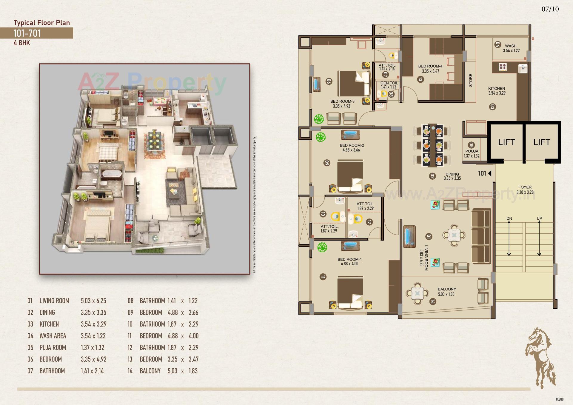 Layout of real estate project Ashwamegh Paradise located at Kochrab, Ahmedabad, Gujarat