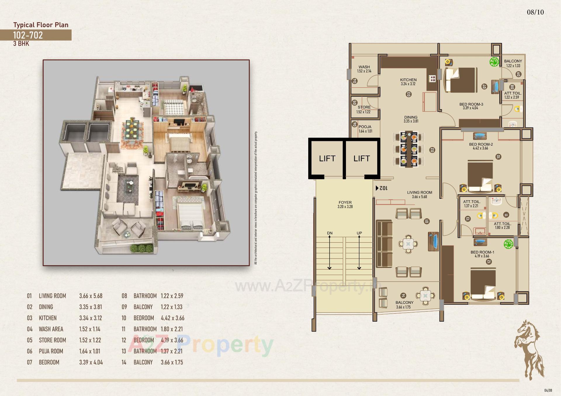 Layout of real estate project Ashwamegh Paradise located at Kochrab, Ahmedabad, Gujarat