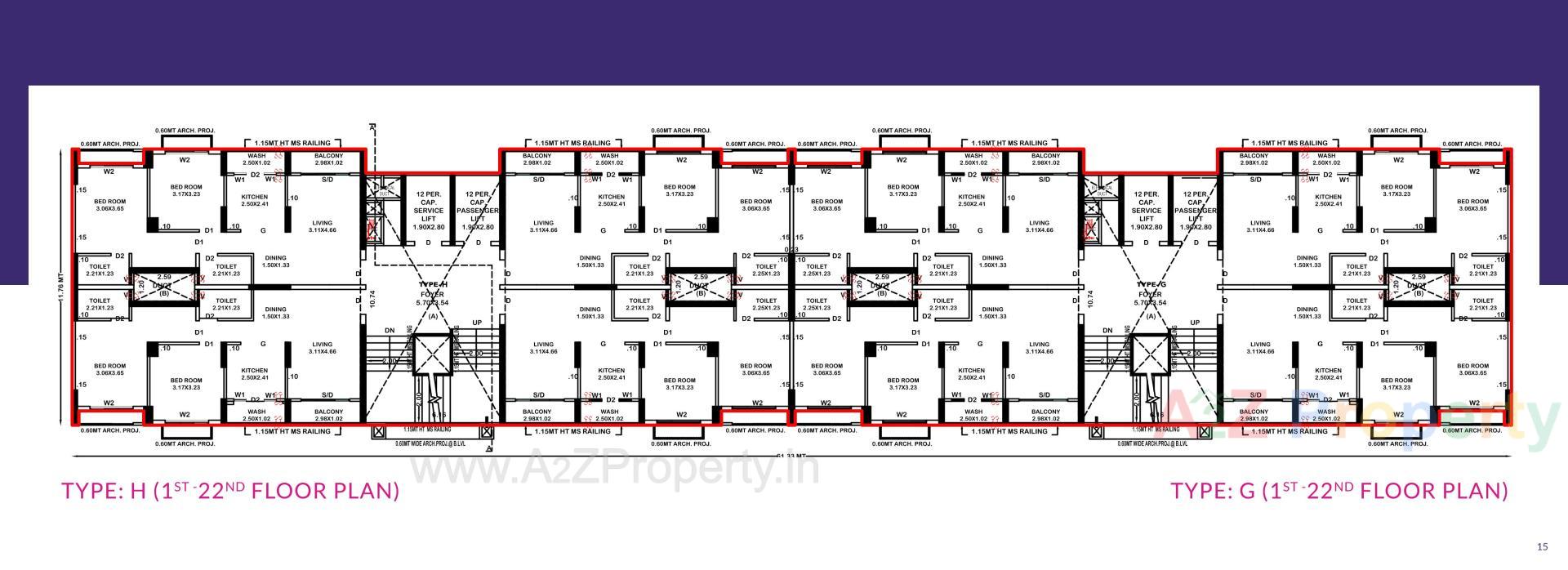Layout of real estate project Aster Neo located at Ahmedabad, Ahmedabad, Gujarat