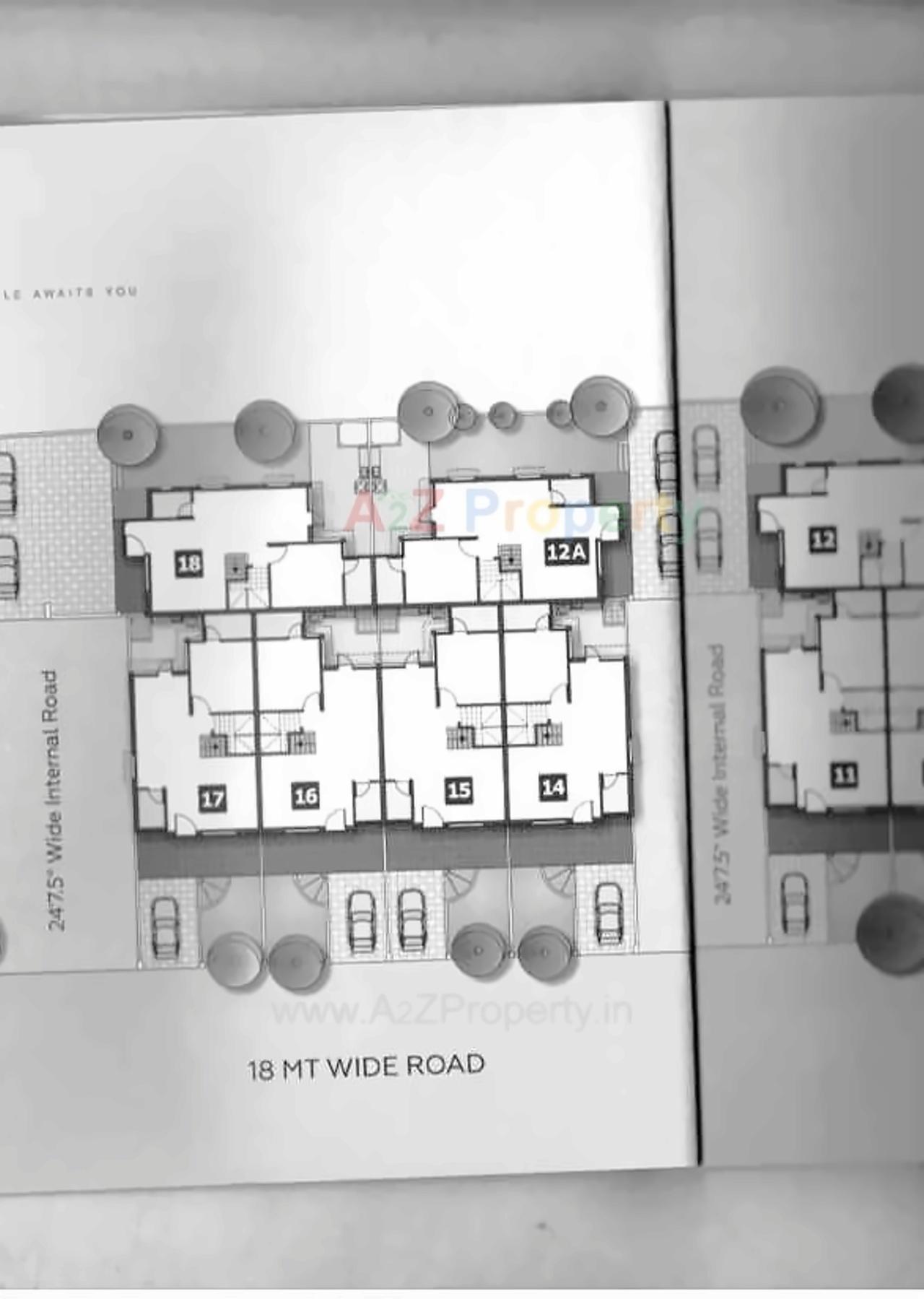 Layout of real estate project Astha Dreams located at Barejdi, Ahmedabad, Gujarat