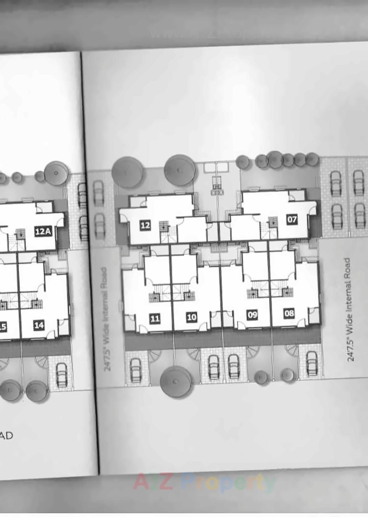 Layout of real estate project Astha Dreams located at Barejdi, Ahmedabad, Gujarat