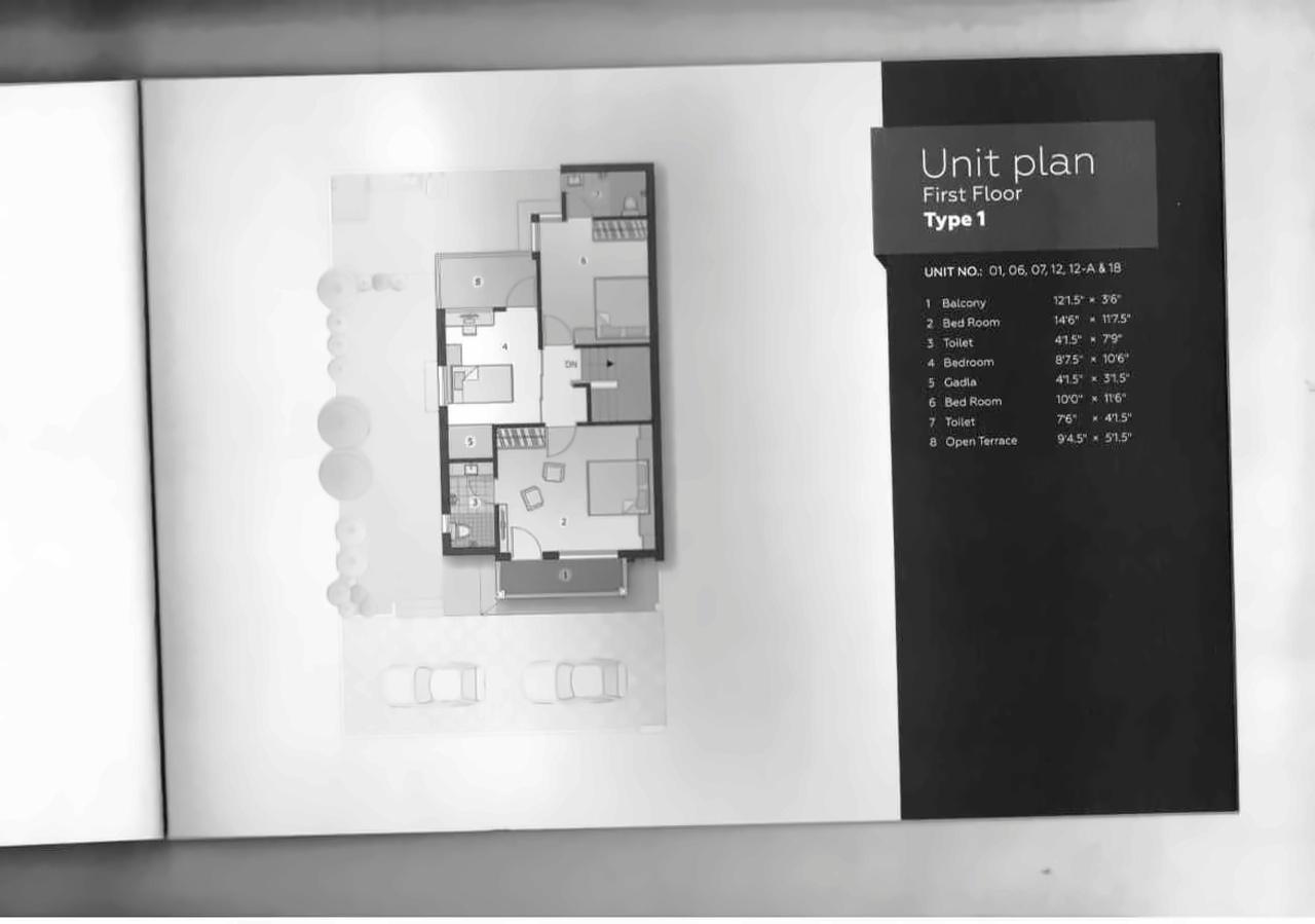 Layout of real estate project Astha Dreams located at Barejdi, Ahmedabad, Gujarat