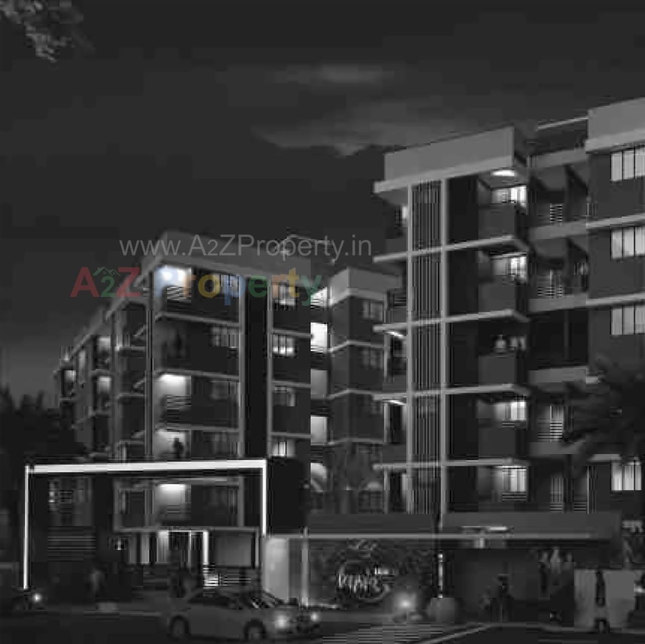 3D Elevation of real estate project Astha Vihar (block A+d) located at Barejdi, Ahmedabad, Gujarat