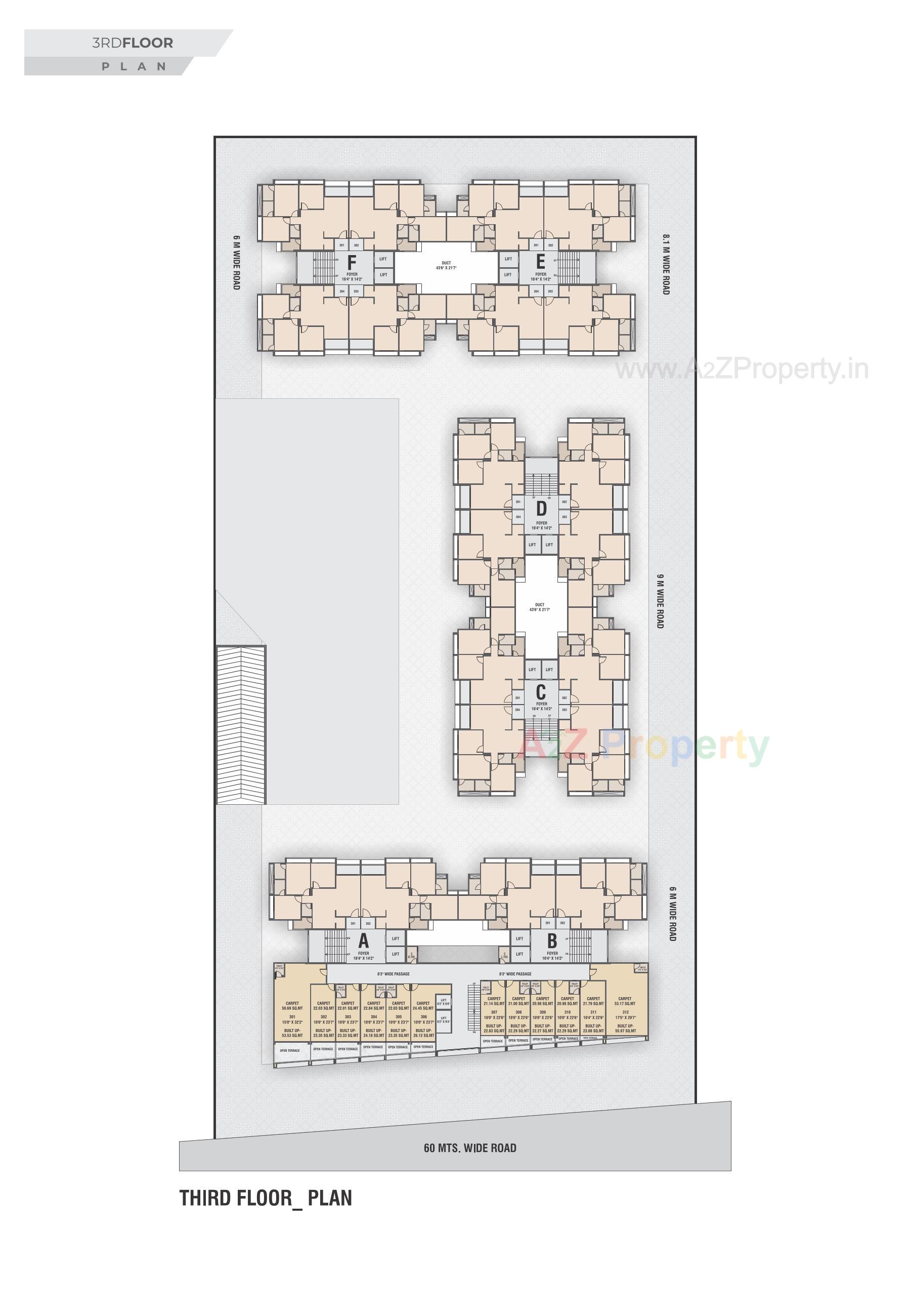 Layout of real estate project Atharva Abode located at Ahmedabad, Ahmedabad, Gujarat