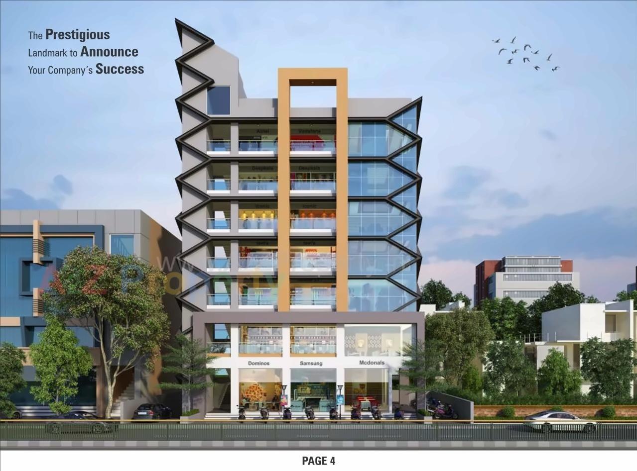 3D Elevation of real estate project Atharva located at Ahmedabad, Ahmedabad, Gujarat