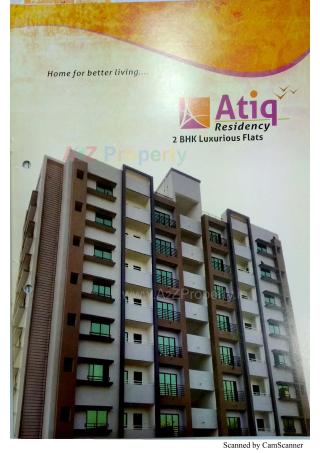 Elevation of real estate project Atiq Residency located at Vatva, Ahmedabad, Gujarat