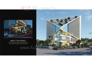 Elevation of real estate project Atishay Prism located at Amiyapura, Ahmedabad, Gujarat