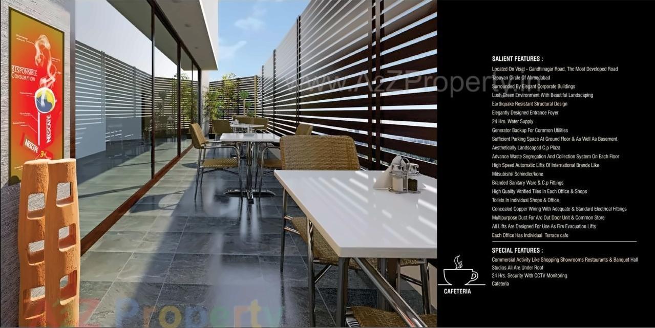 3D Elevation of real estate project Atishay Prism located at Amiyapura, Ahmedabad, Gujarat