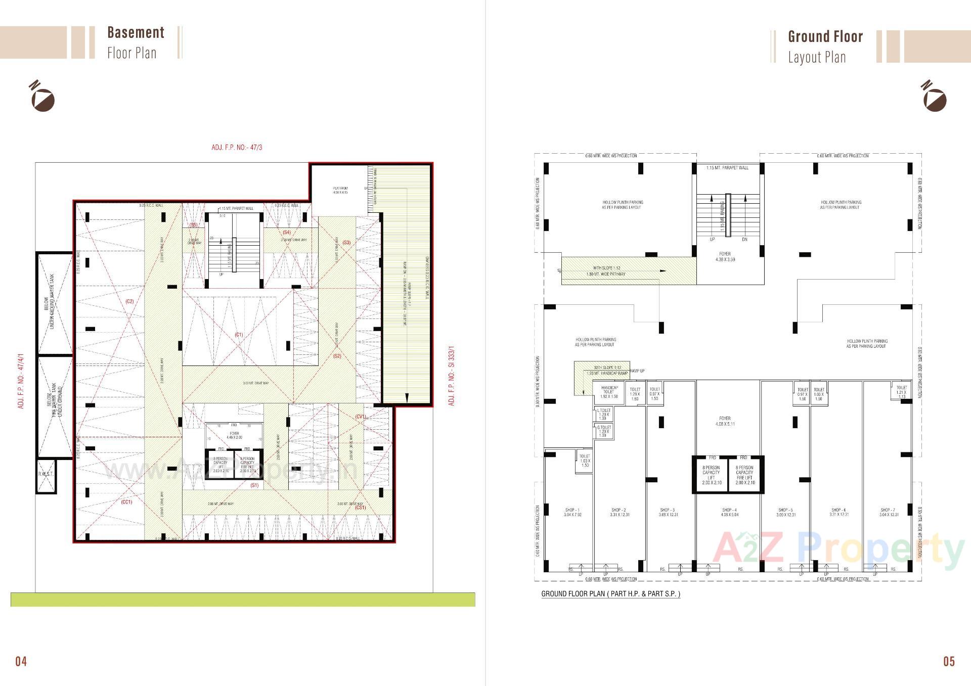 Layout of real estate project Atithi Aarambh located at Ognaj, Ahmedabad, Gujarat