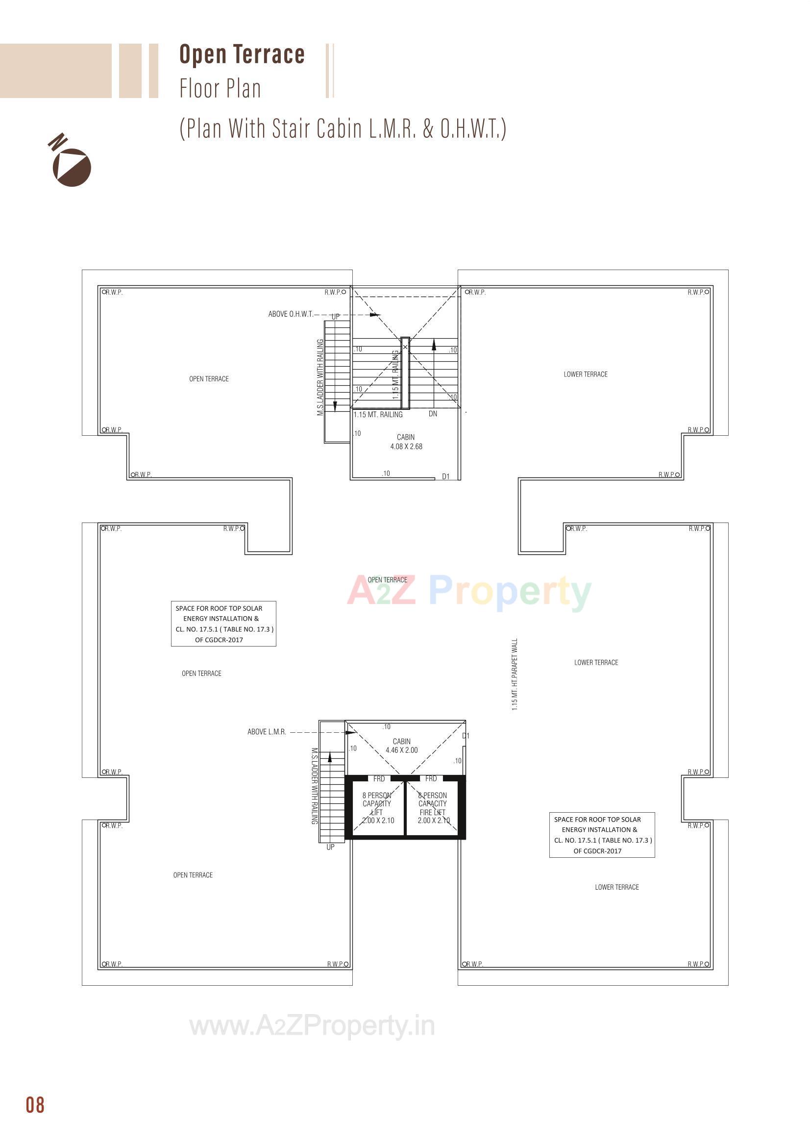 Layout of real estate project Atithi Aarambh located at Ognaj, Ahmedabad, Gujarat