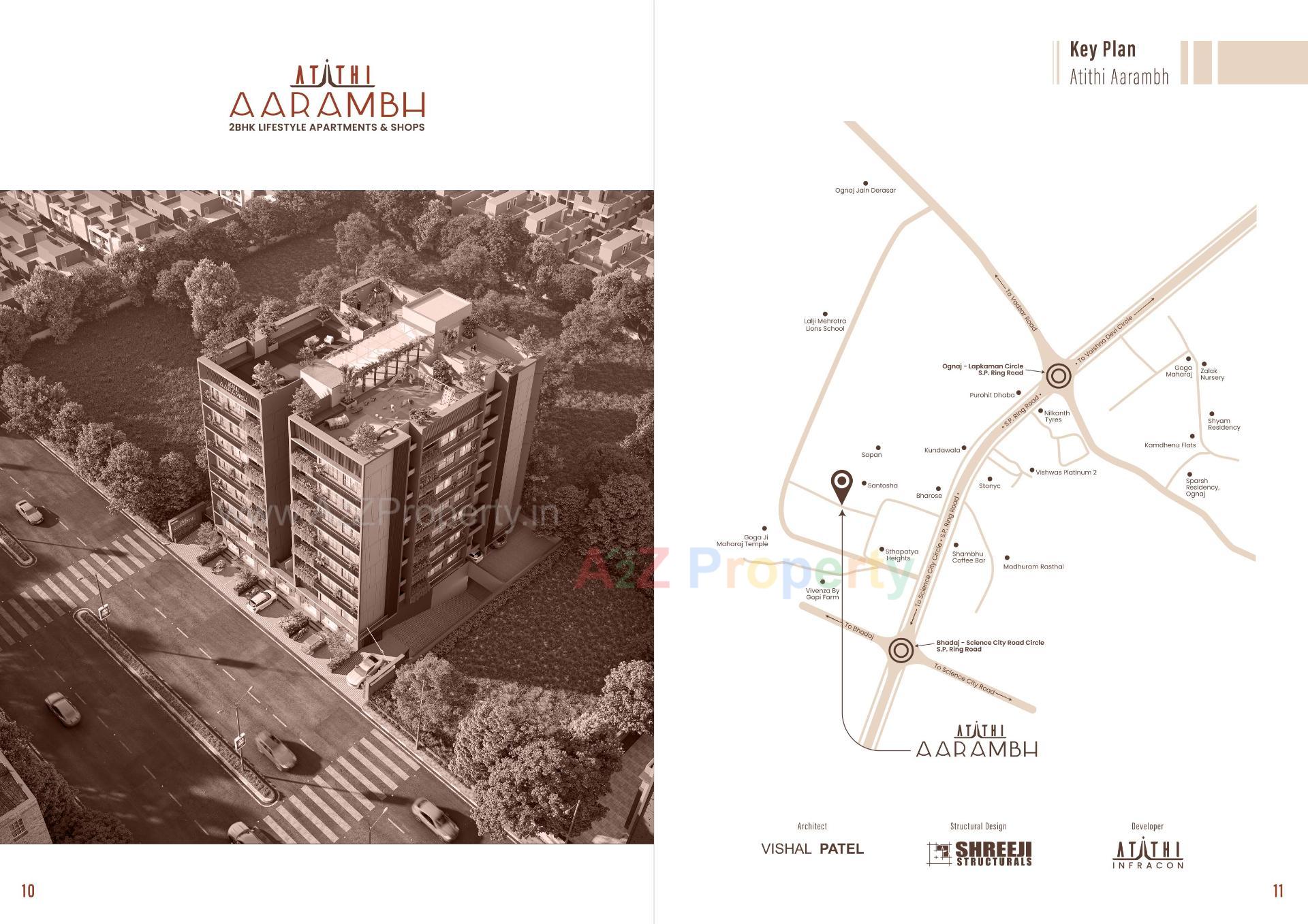  of real estate project Atithi Aarambh located at Ognaj, Ahmedabad, Gujarat