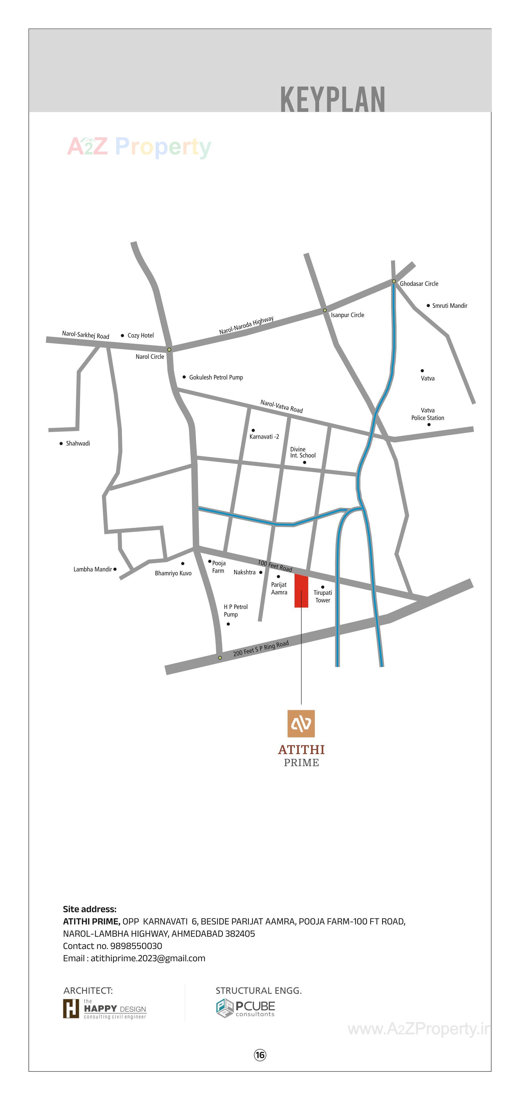  of real estate project Atithi Prime located at Vatva, Ahmedabad, Gujarat