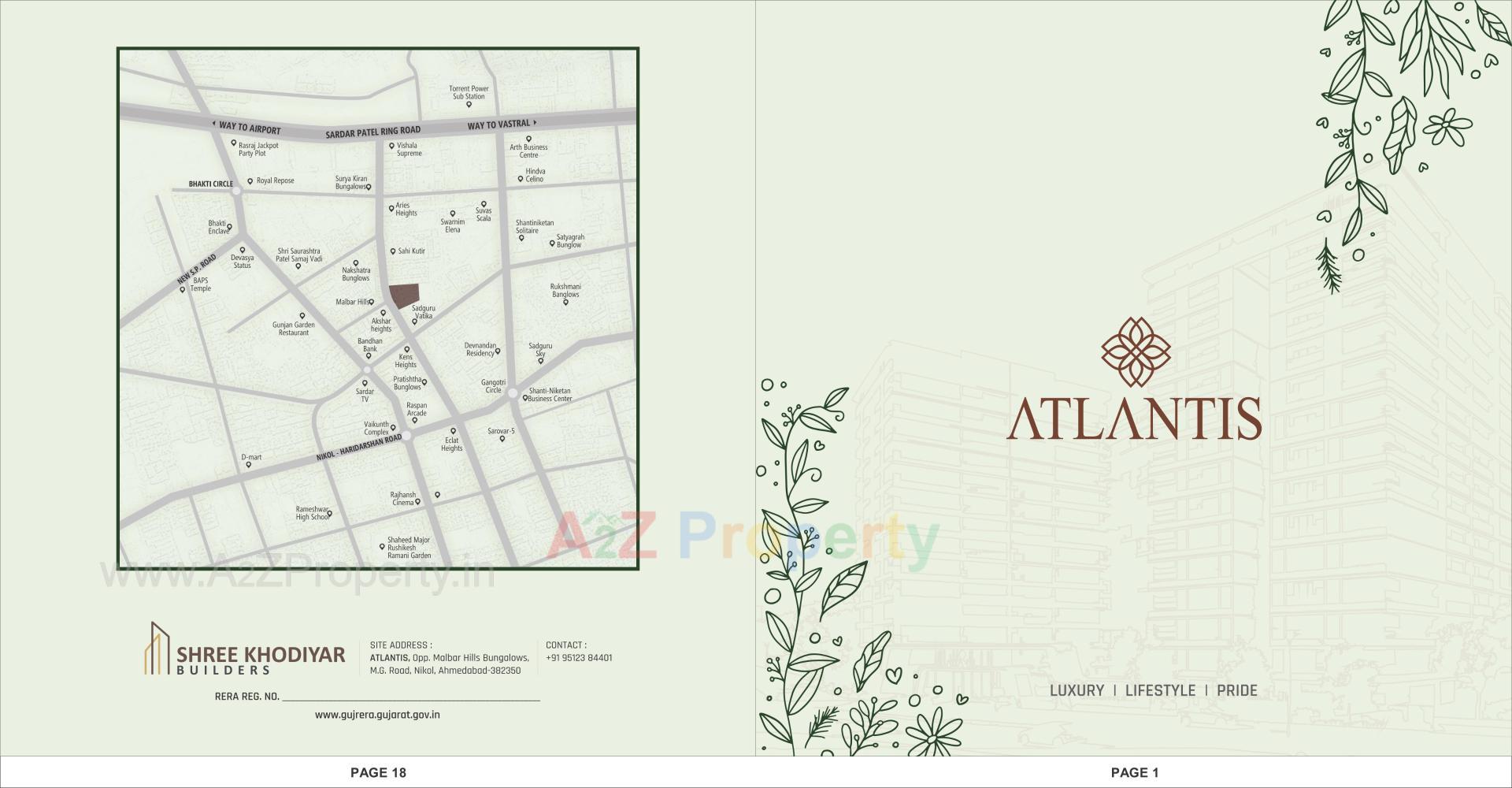  of real estate project Atlantis located at Nikol, Ahmedabad, Gujarat