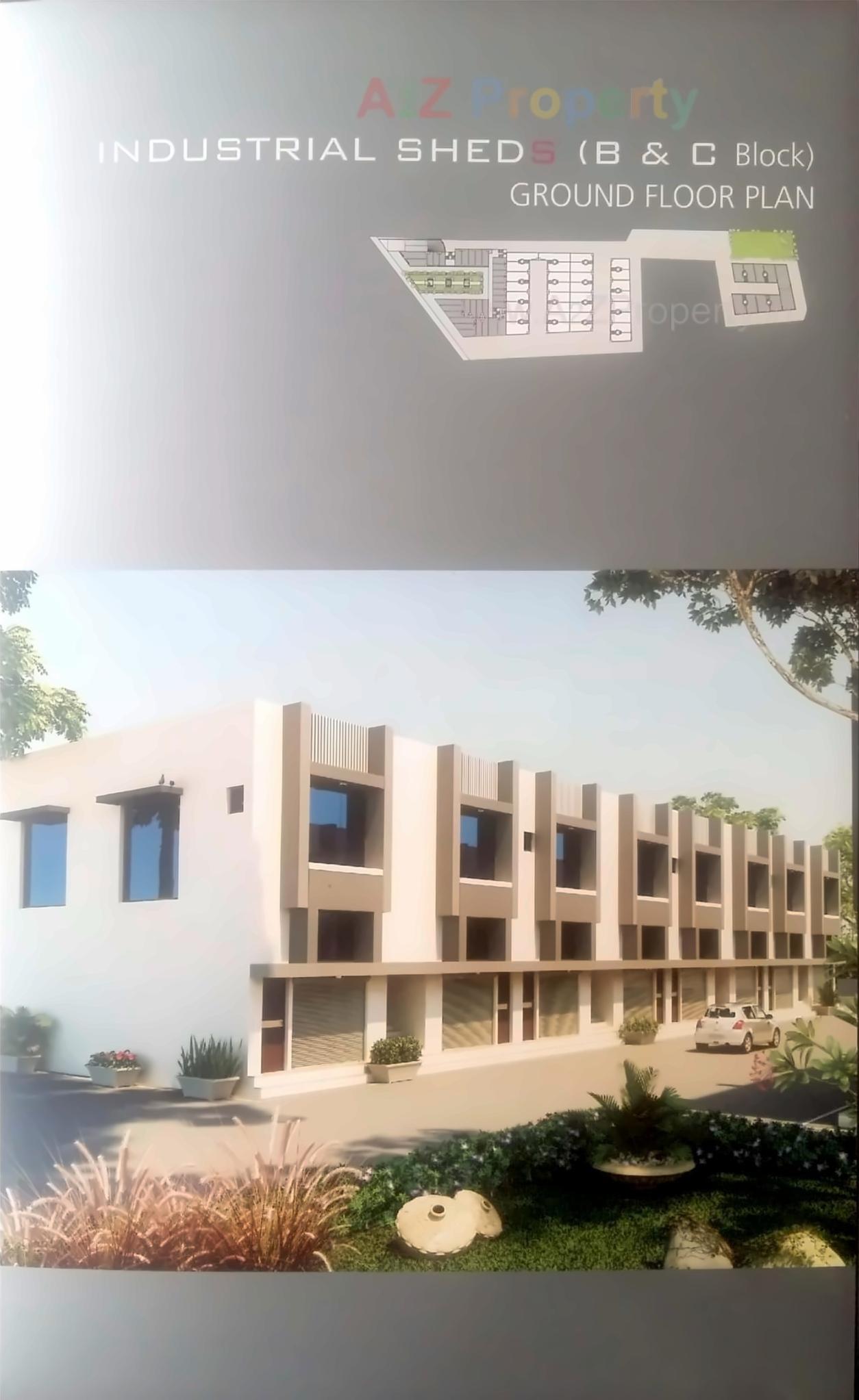3D Elevation of real estate project Atria Business Zone located at Asarwa, Ahmedabad, Gujarat