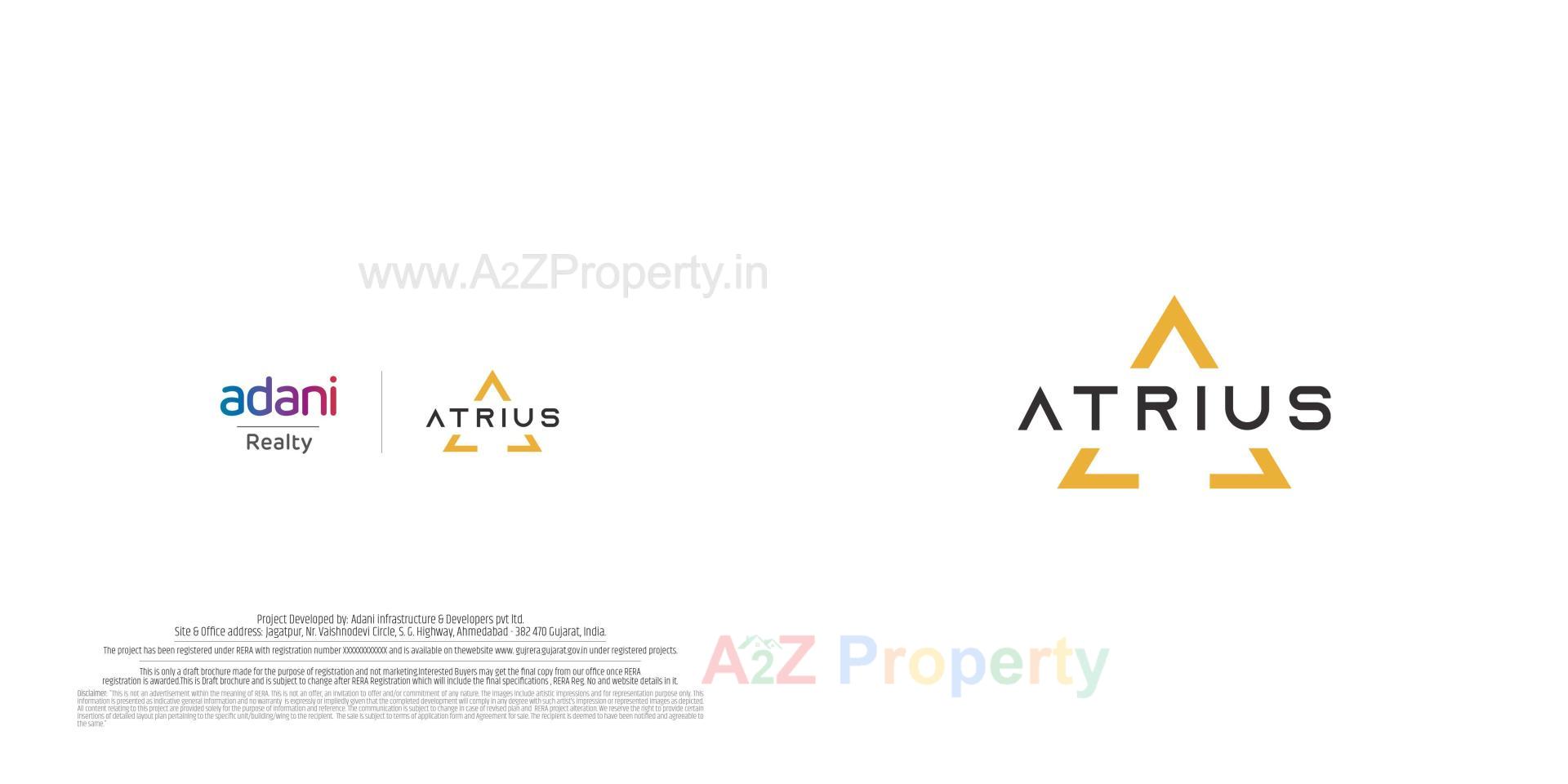  of real estate project Atrius located at Jagatpur, Ahmedabad, Gujarat