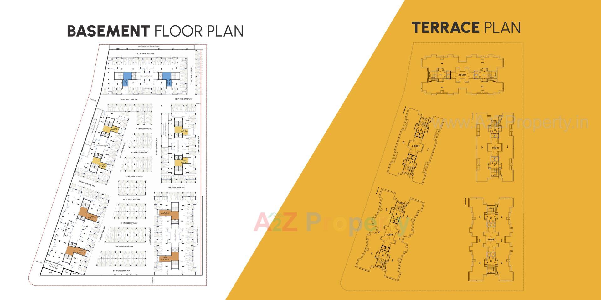 Layout of real estate project Atrius located at Jagatpur, Ahmedabad, Gujarat