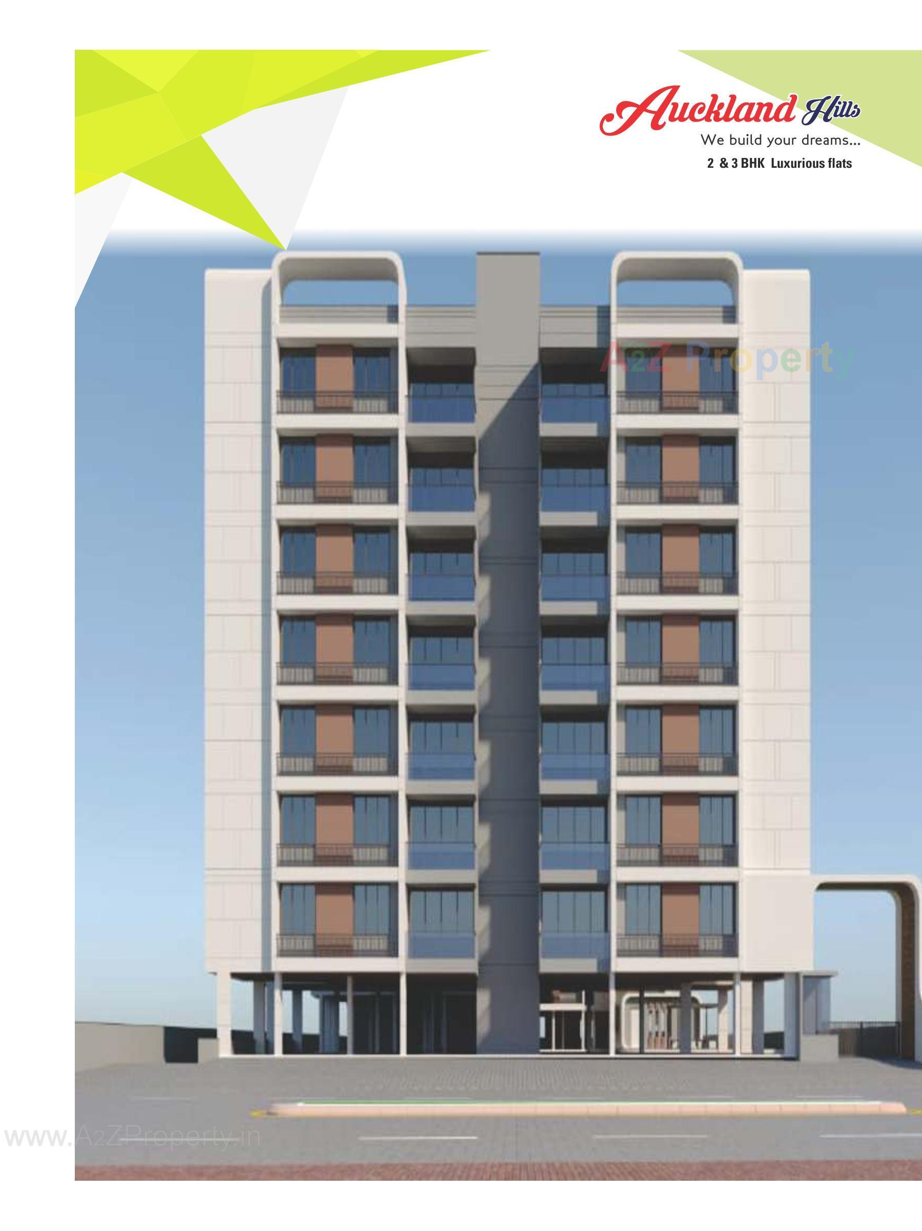 3D Elevation of real estate project Auckland Hills located at Hanspura, Ahmedabad, Gujarat