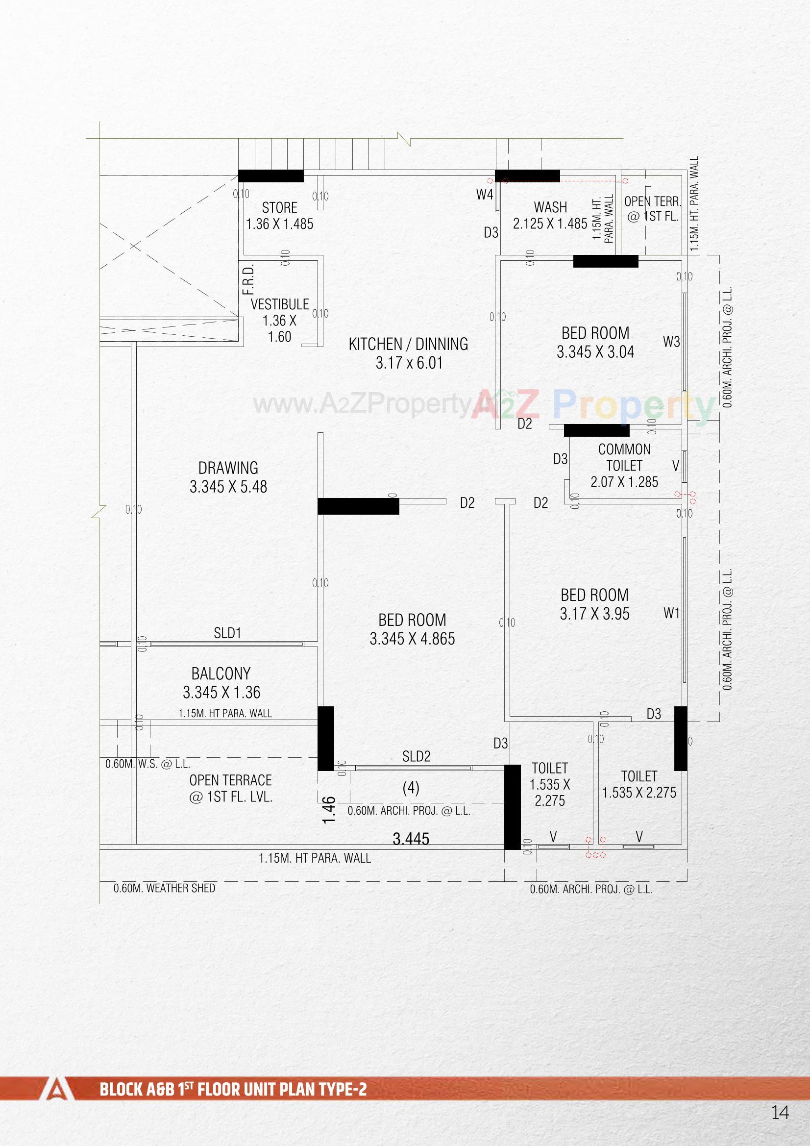 Layout of real estate project Augusta located at Tragad, Ahmedabad, Gujarat