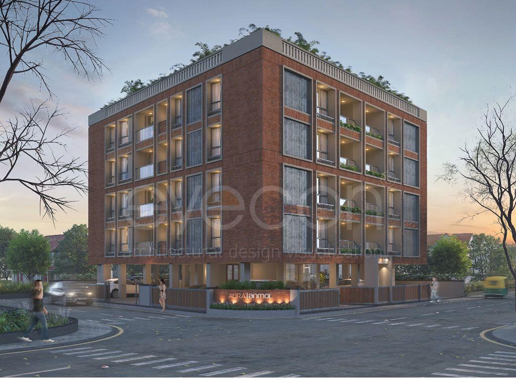 21471_const of real estate project Aura Anmol located at Shaikhpur-khanpur, Ahmedabad, Gujarat