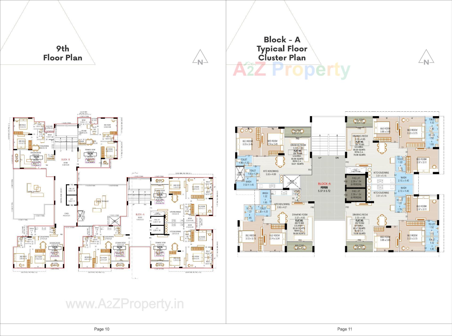 Layout of real estate project Aura Parisar located at Ramol, Ahmedabad, Gujarat