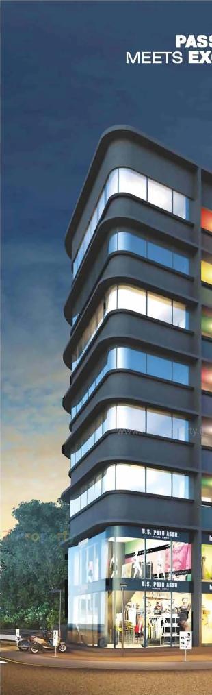 Elevation of real estate project Aura located at Motera, Ahmedabad, Gujarat