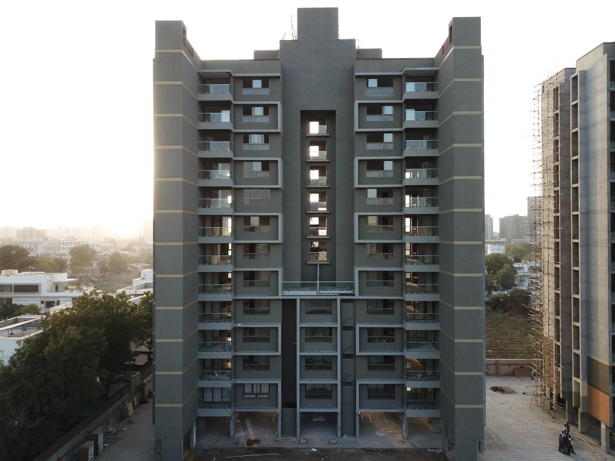 11108_const of real estate project Aurum Heights located at Ambli, Ahmedabad, Gujarat