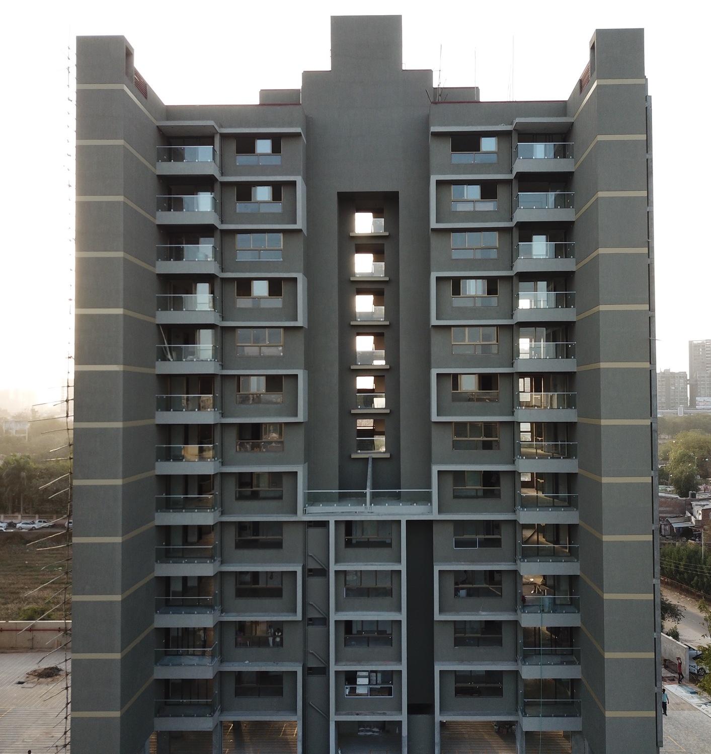 77034_const of real estate project Aurum Heights located at Ambli, Ahmedabad, Gujarat