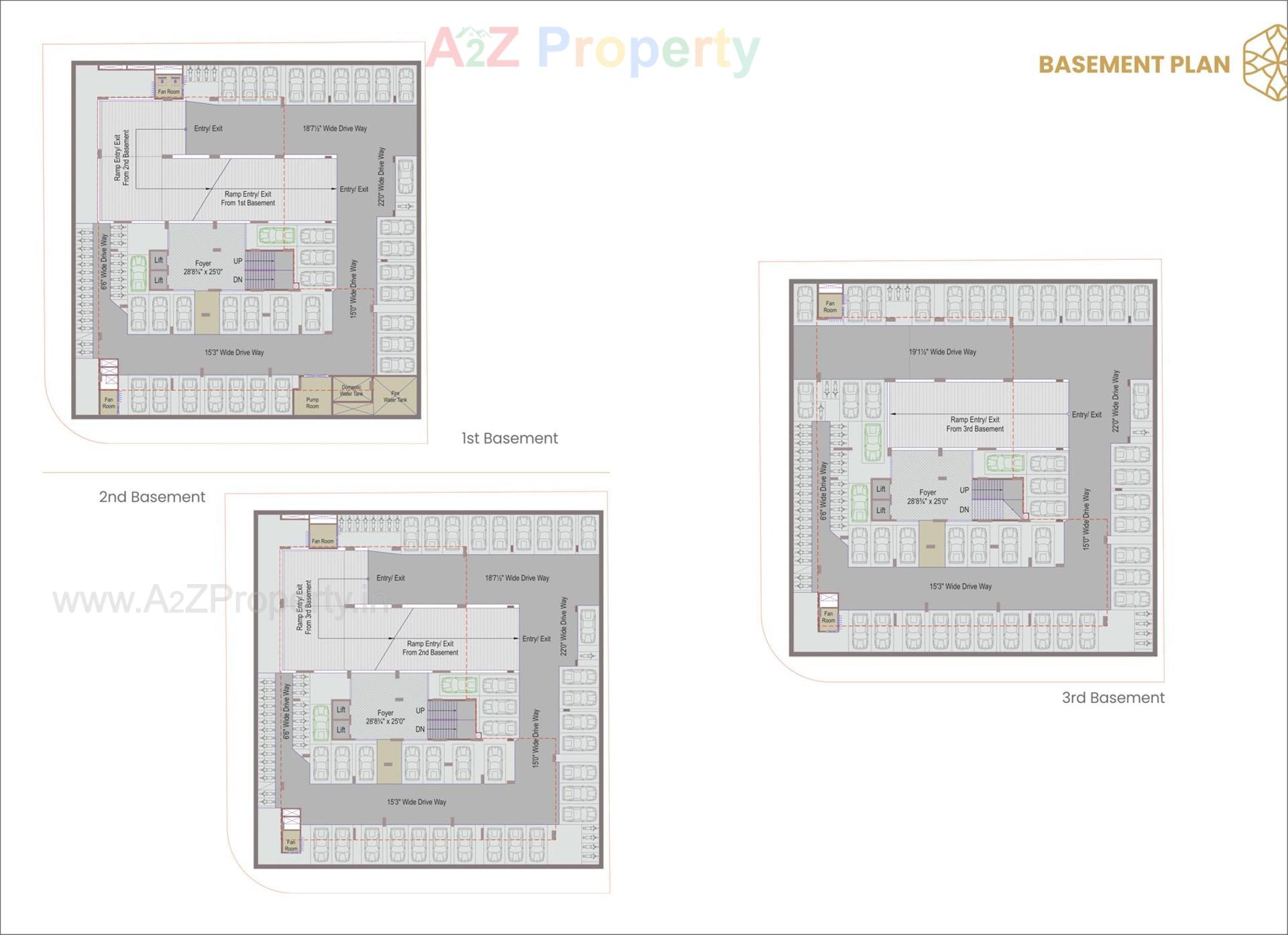 Layout of real estate project Aurum Legacy located at Sola, Ahmedabad, Gujarat