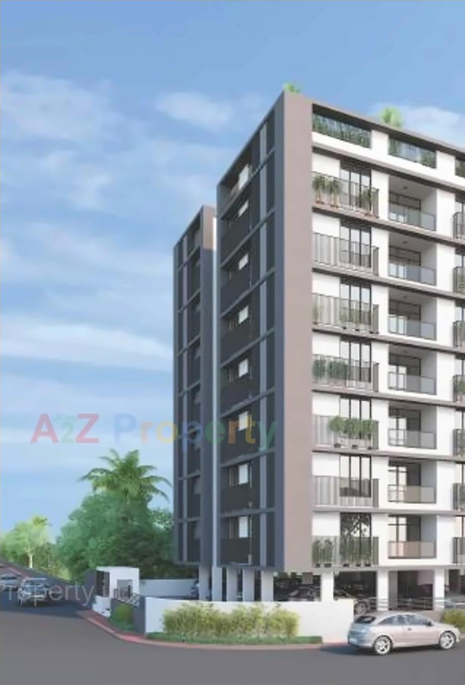 3D Elevation of real estate project Avadh located at Sola, Ahmedabad, Gujarat
