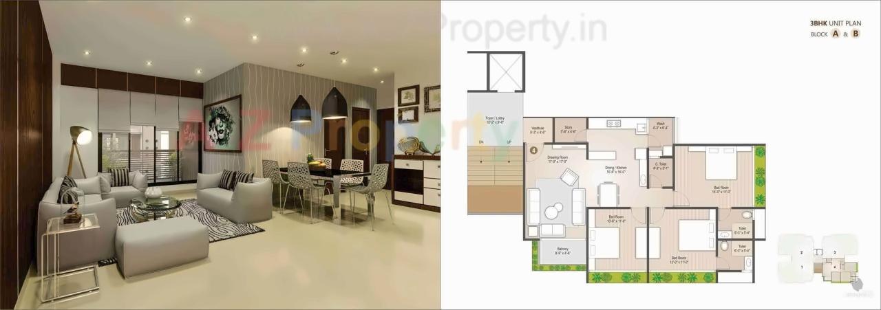Layout of real estate project Avadh Dreamland located at Sola, Ahmedabad, Gujarat