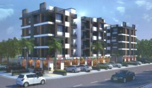 Elevation of real estate project Avadh Elegance located at Bopal, Ahmedabad, Gujarat