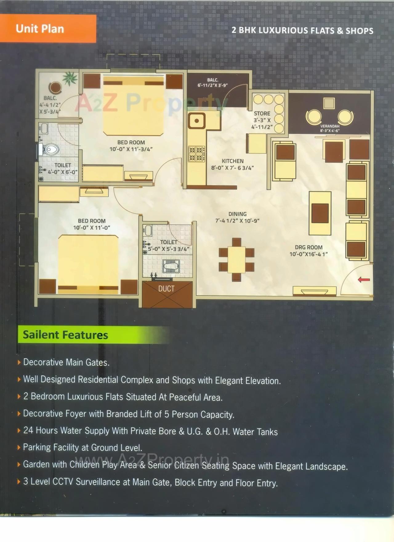 Layout of real estate project Avadh Elegance located at Bopal, Ahmedabad, Gujarat