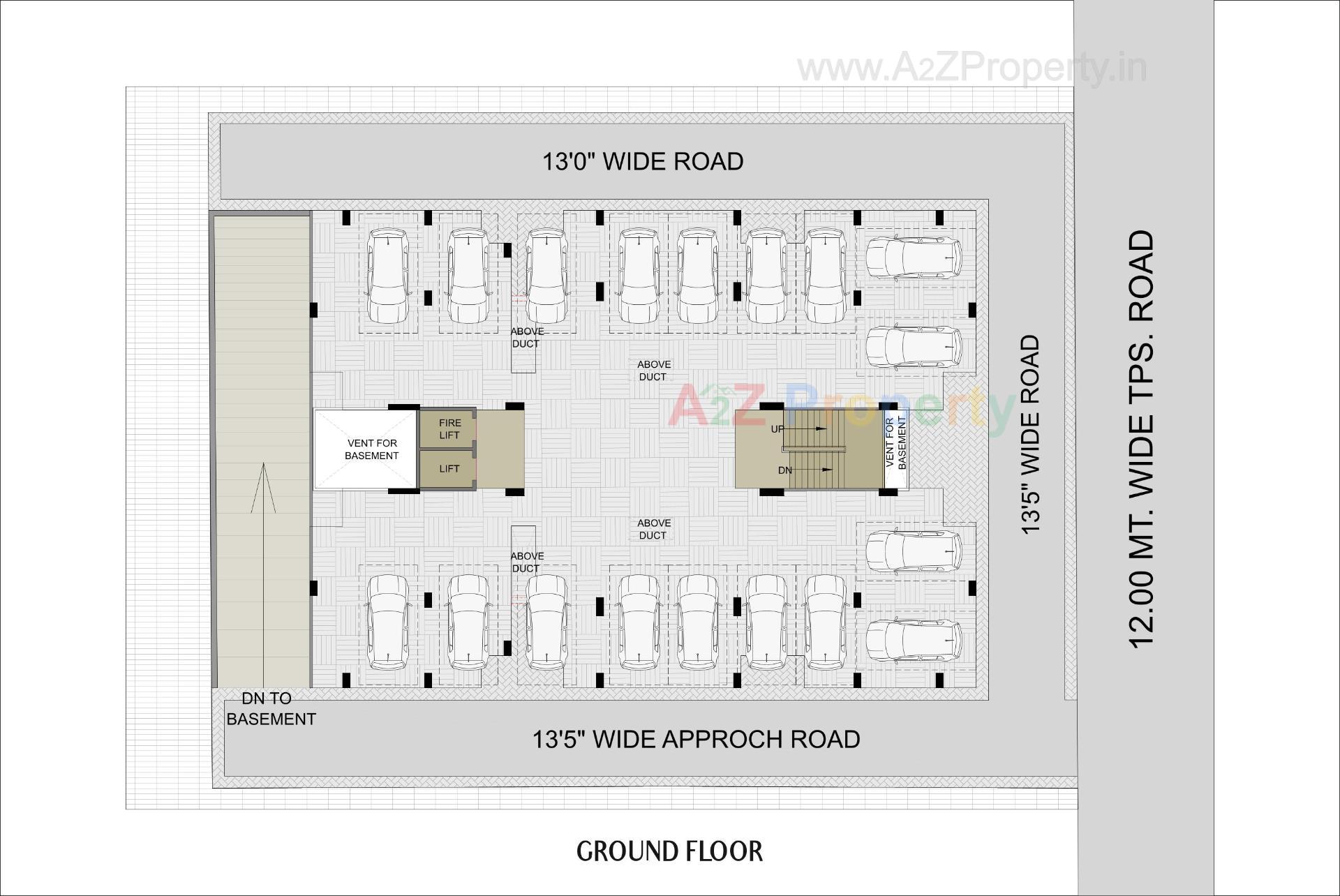 Layout of real estate project Avadh Lake View located at Nikol, Ahmedabad, Gujarat