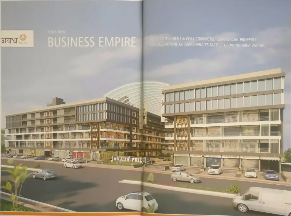 3D Elevation of real estate project Avadh Pride located at Vastral, Ahmedabad, Gujarat