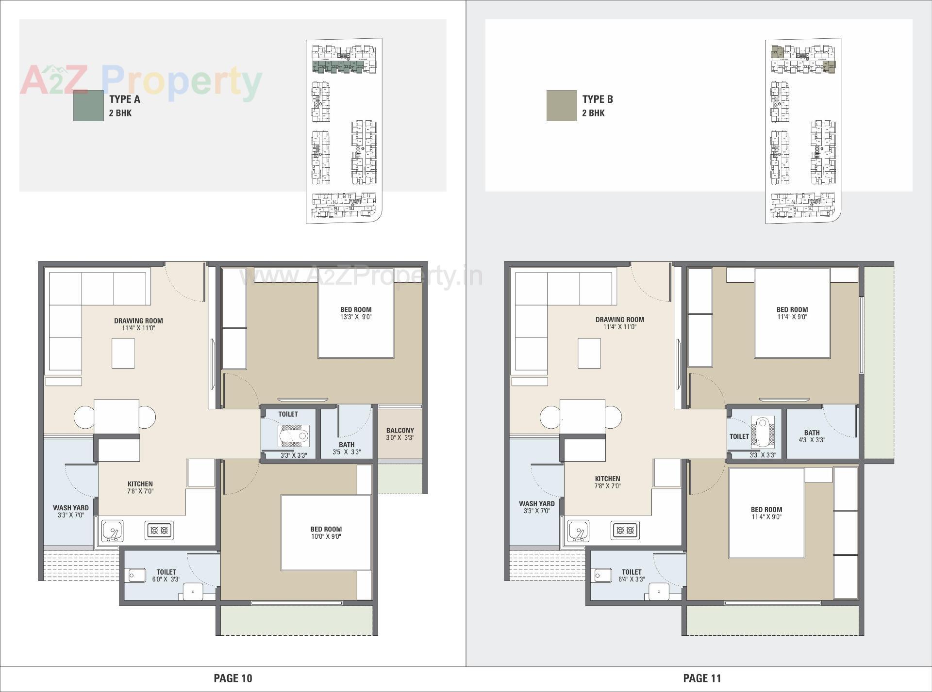 Layout of real estate project Avalon Dhs Floora located at Vatva, Ahmedabad, Gujarat