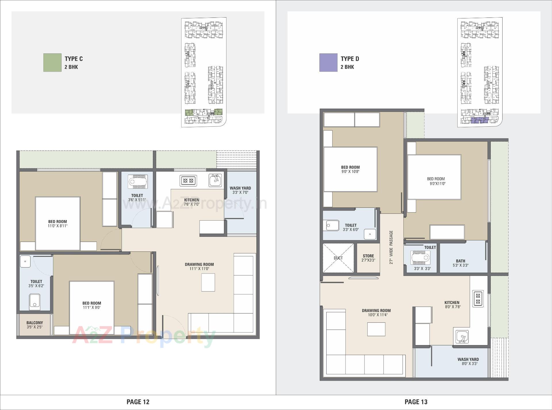 Layout of real estate project Avalon Dhs Floora located at Vatva, Ahmedabad, Gujarat