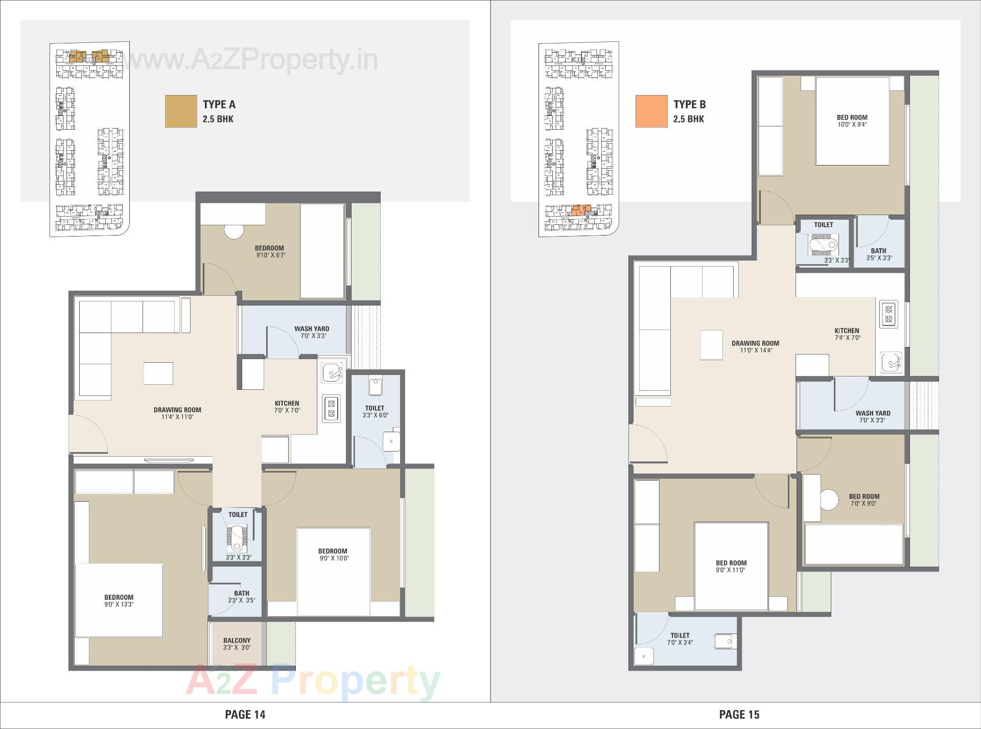 Layout of real estate project Avalon Dhs Floora located at Vatva, Ahmedabad, Gujarat