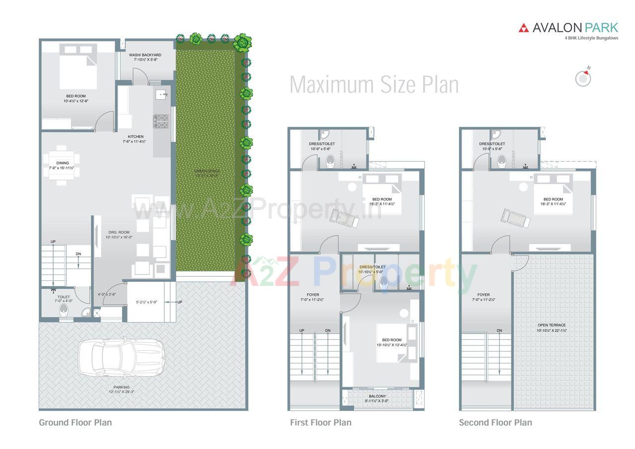 0011 of real estate project Avalon Park located at Vatva, Ahmedabad, Gujarat