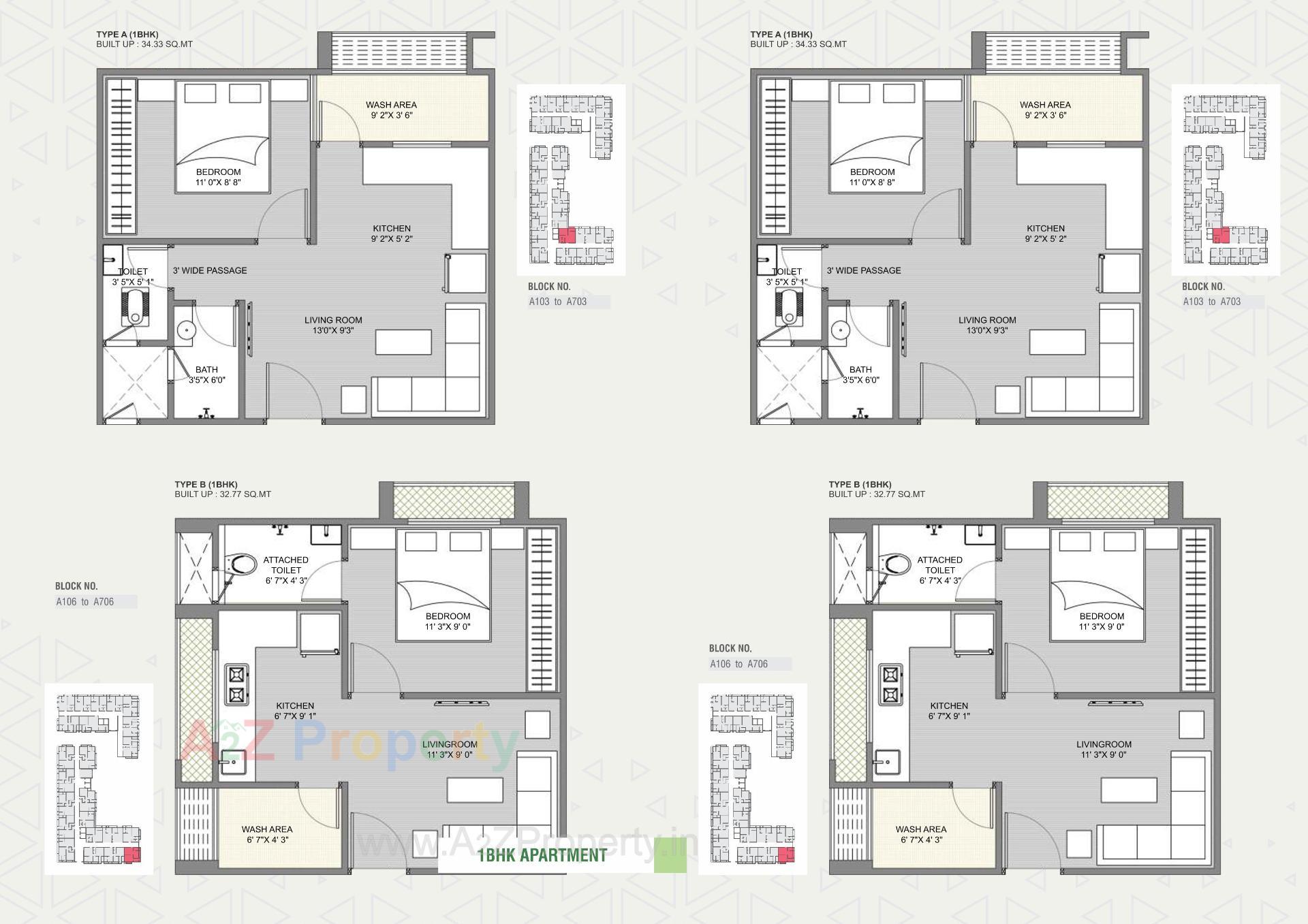 Layout of real estate project Avalon Skyline located at Vatva, Ahmedabad, Gujarat