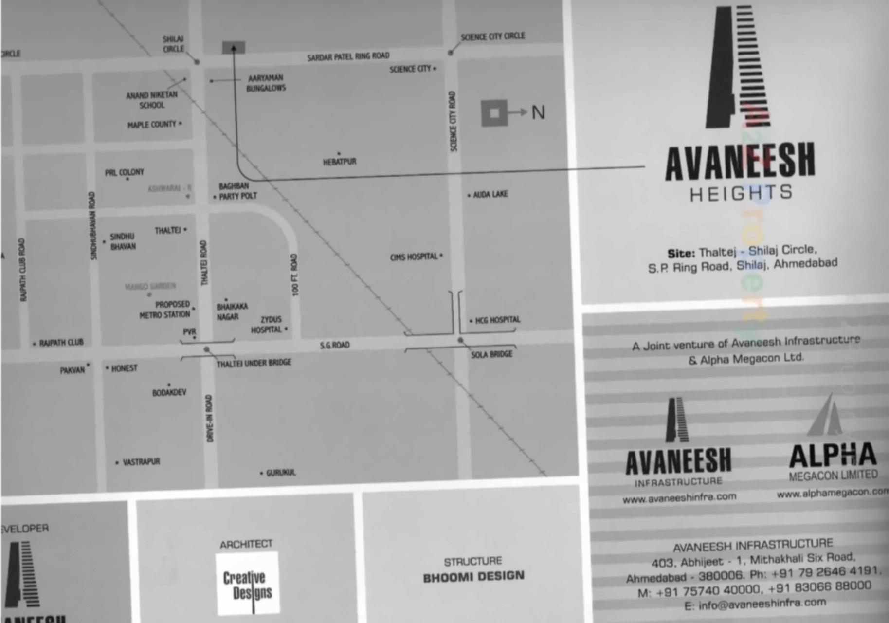  of real estate project Avaneesh Heights located at Shilaj, Ahmedabad, Gujarat