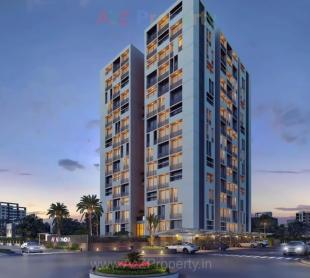 Elevation of real estate project Avani Dimora located at Chandkheda, Ahmedabad, Gujarat