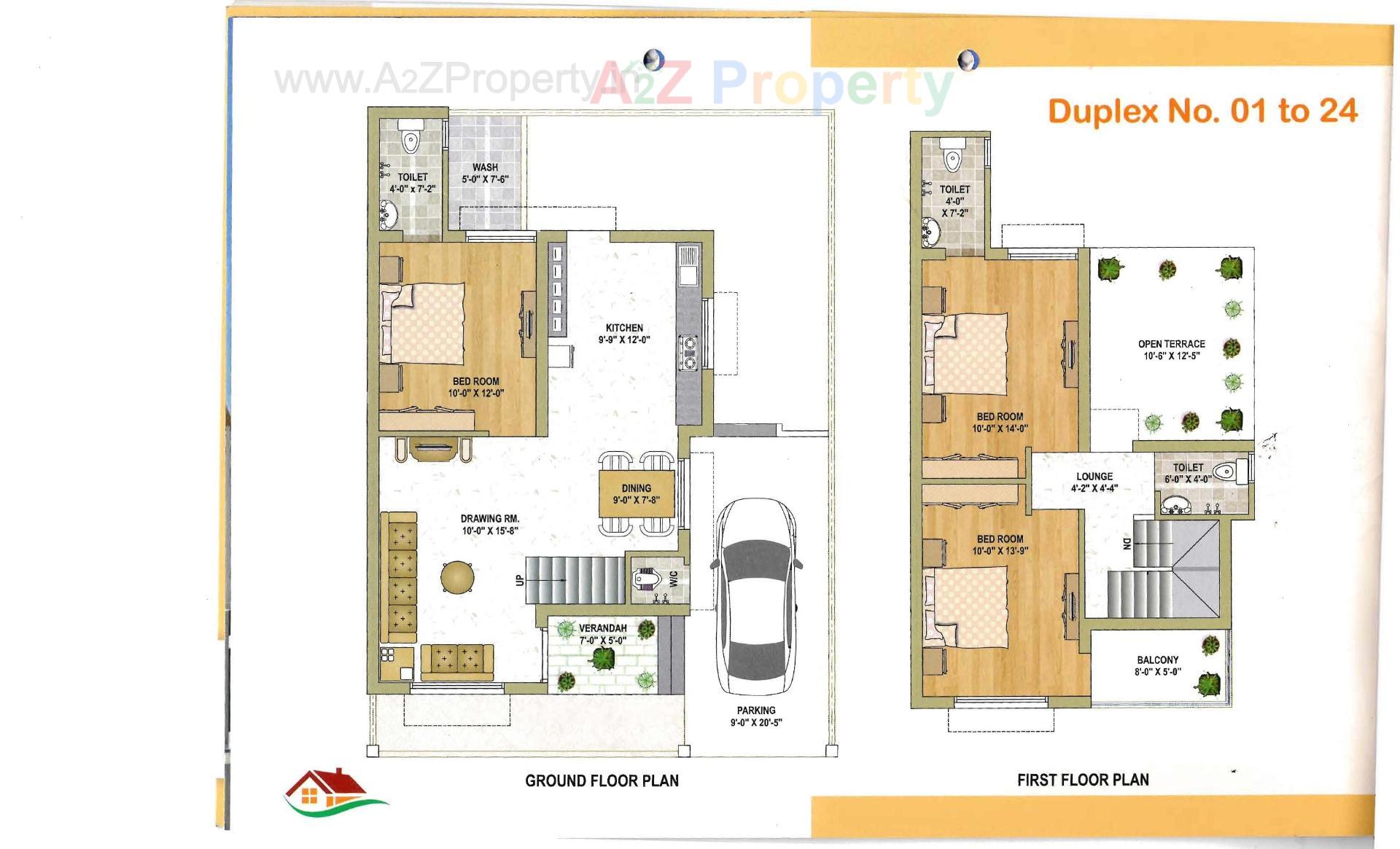 Layout of real estate project Avani Park located at Viram, Ahmedabad, Gujarat