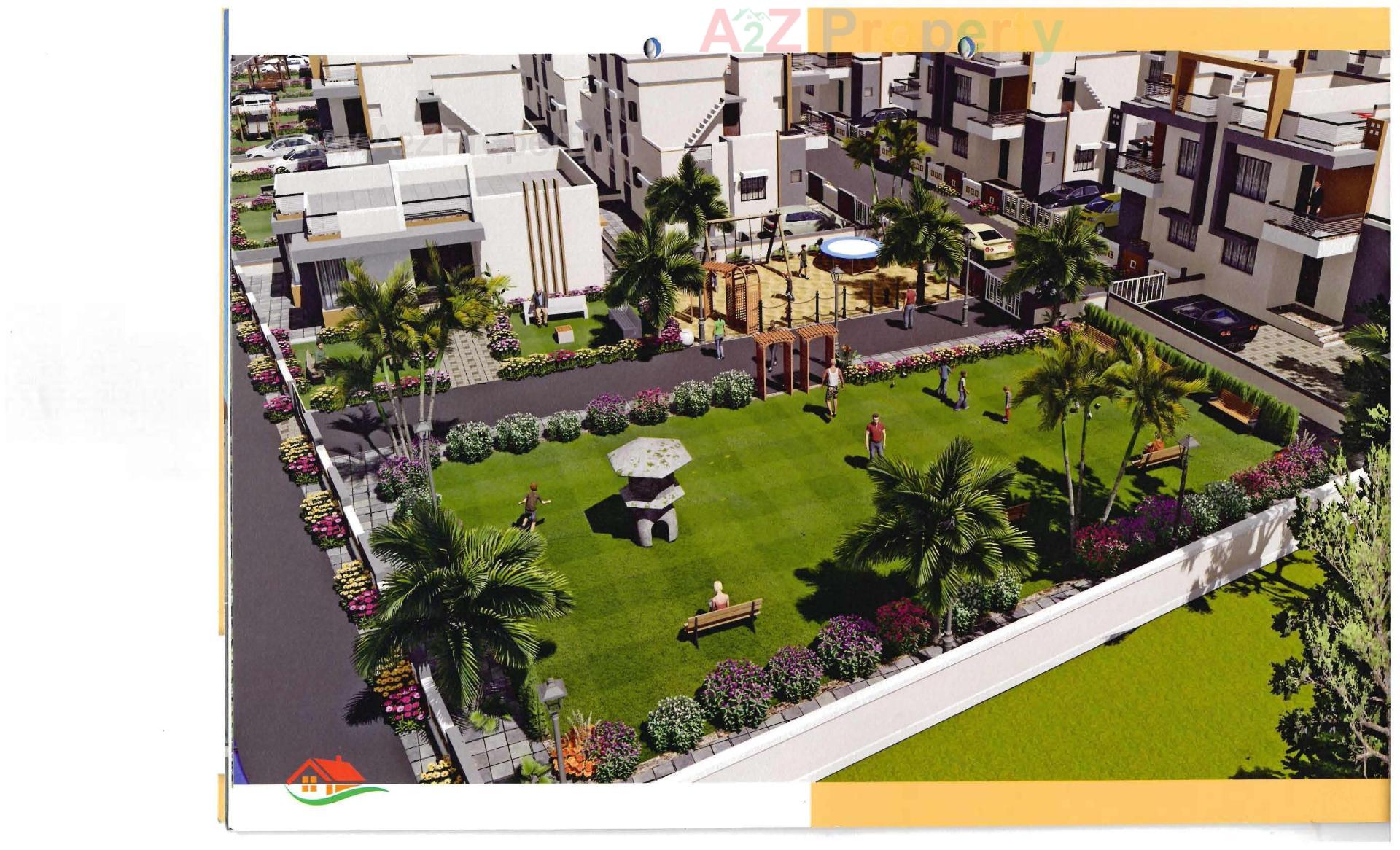 3D Elevation of real estate project Avani Park located at Viram, Ahmedabad, Gujarat