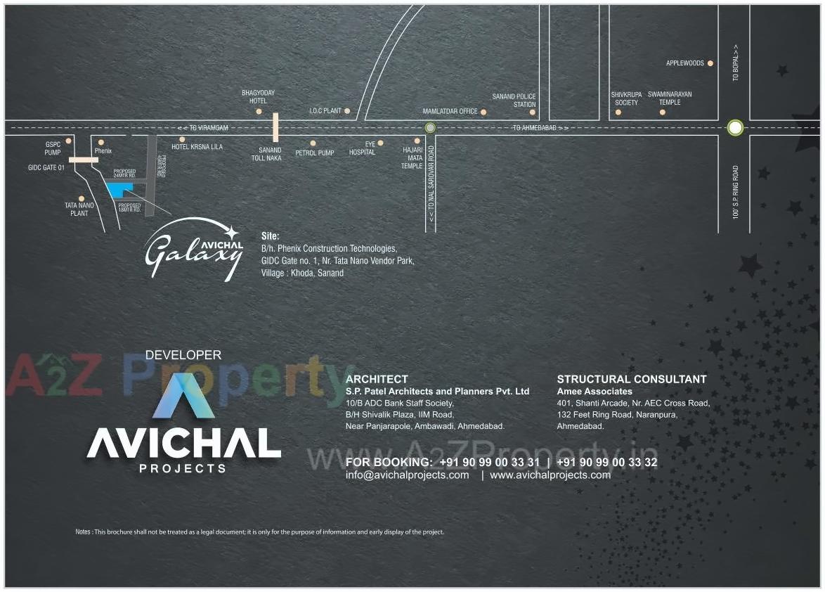  of real estate project Avichal Galaxy located at Khoda, Ahmedabad, Gujarat