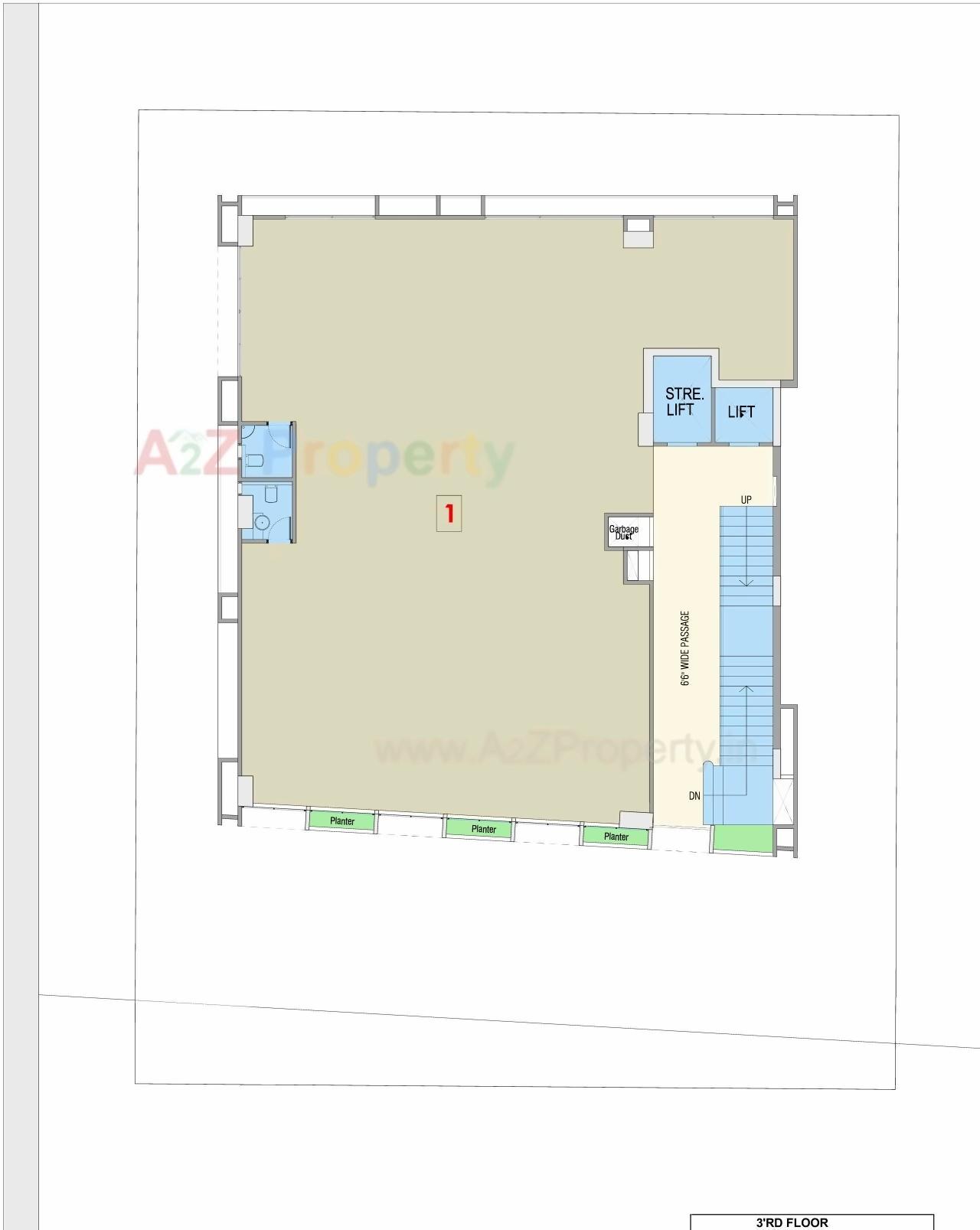 Layout of real estate project Avion located at Naranpura, Ahmedabad, Gujarat