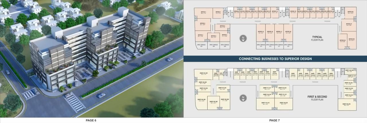 Layout of real estate project Aviraj Pinnacle located at Vatva, Ahmedabad, Gujarat