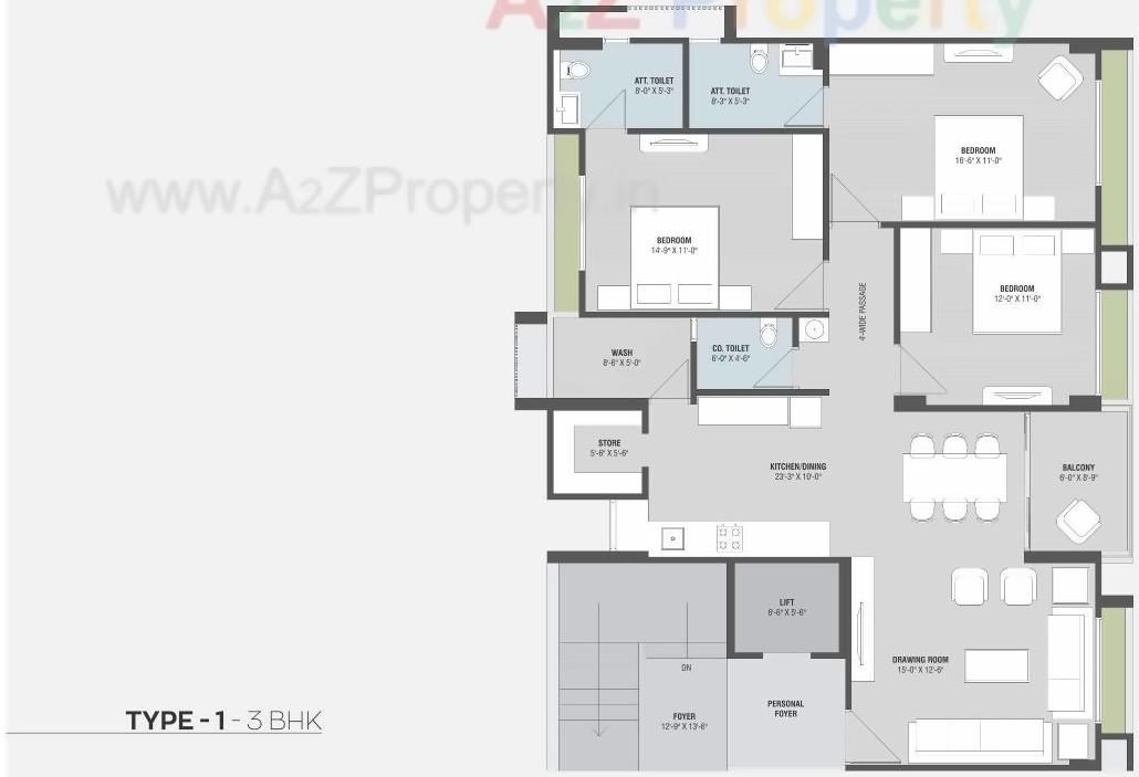 Layout of real estate project Awadh Prangan located at Ahmedabad, Ahmedabad, Gujarat