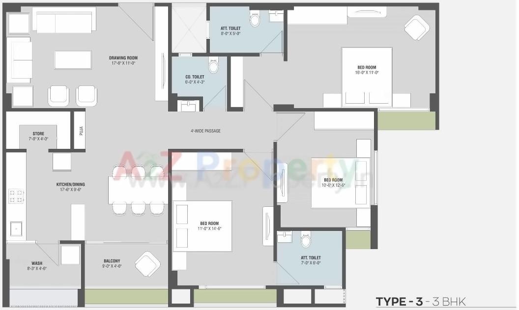 Layout of real estate project Awadh Prangan located at Ahmedabad, Ahmedabad, Gujarat